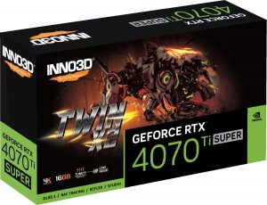 Karta graficzna Inno3D GeForce RTX 4070 Ti SUPER Twin X2 16GB GDDR6X (N407TS2-166X-186156N) 3