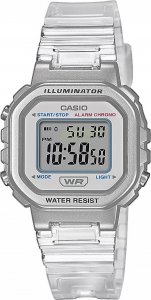 Zegarek Casio Zegarek damski Casio LA-20WHS-7AEF bezbarwny 1