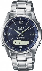 Zegarek Casio Zegarek męski Casio LCW-M100DSE-2AER srebrny 1