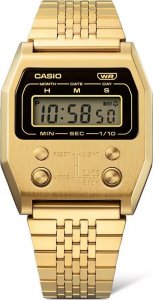 Zegarek Casio Zegarek męski Casio A1100G-5EF złoty 5