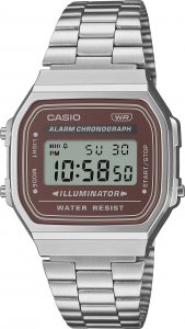 Zegarek Casio Zegarek dla dzieci Casio A168WA-5AYES srebrny 1