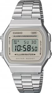 Zegarek Casio Zegarek dla dzieci Casio A168WA-8AYES srebrny 1
