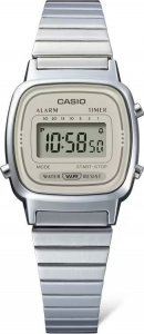 Zegarek Casio Zegarek damski Casio LA670WEA-8AEF srebrny 4