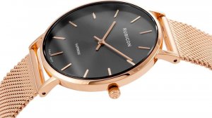 Zegarek Rubicon Zegarek damski Rubicon RBN060 różowe złoto 3