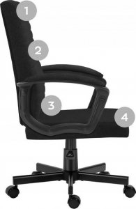 Krzesło biurowe MarkAdler Fotel Obrotowy Biurowy Nowoczesny Boss 2.5 8