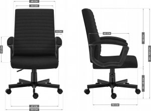 Krzesło biurowe MarkAdler Fotel Obrotowy Biurowy Nowoczesny Boss 2.5 9