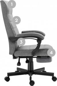 Krzesło biurowe MarkAdler Fotel Obrotowy Biurowy Nowoczesny Boss 4.4 4