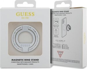 Guess MagSafe Ring stand GUMRSALDGS srebrny/srebrny Rhinestone 4