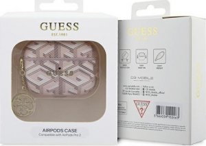 Guess Guess GUAP2PGCE4CP AirPods Pro 2 cover różowy/pink GCube Charm 4