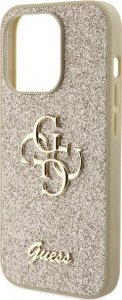 Guess GUHCP15LHG4SGD iPhone 15 Pro 6.1" złoty/gold hardcase Glitter Script Big 4G 6