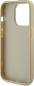 Guess GUHCP15LHG4SGD iPhone 15 Pro 6.1" złoty/gold hardcase Glitter Script Big 4G 7