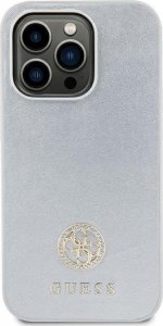 Guess Guess GUHCP15MPS4DGPS iPhone 15 Plus 6.7" srebrny/silver hardcase Strass Metal Logo 1
