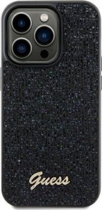 Guess Guess GUHCP13LPMSDGSK iPhone 13 Pro / 13 6.1" czarny/black hardcase Disco Metal Script 3
