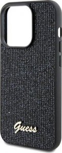 Guess Guess GUHCP13LPMSDGSK iPhone 13 Pro / 13 6.1" czarny/black hardcase Disco Metal Script 6