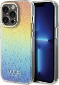 Guess Guess GUHCP14LHDECMI iPhone 14 Pro 6.1" wielokolorowy hardcase IML Faceted Mirror Disco Iridescent 1