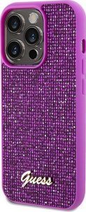 Guess Guess GUHCP14LPMSDGSF iPhone 14 Pro 6.1" fuksja/fuschia hardcase Disco Metal Script 2
