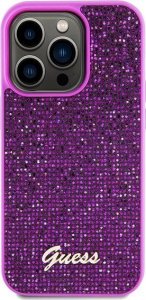 Guess Guess GUHCP14LPMSDGSF iPhone 14 Pro 6.1" fuksja/fuschia hardcase Disco Metal Script 3