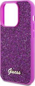 Guess Guess GUHCP14LPMSDGSF iPhone 14 Pro 6.1" fuksja/fuschia hardcase Disco Metal Script 6