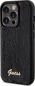Guess Guess GUHCP14LPSFDGSK iPhone 14 Pro 6.1 czarny/black hardcase Sequin Script Metal 2