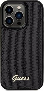 Guess Guess GUHCP14LPSFDGSK iPhone 14 Pro 6.1 czarny/black hardcase Sequin Script Metal 3