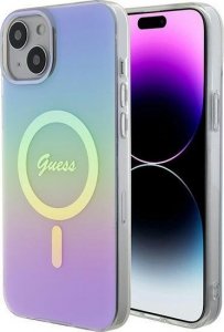 Guess Guess GUHMP15MHITSU iPhone 15 Plus / 14 Plus 6.7" fioletowy/purple hardcase IML Iridescent MagSafe 1