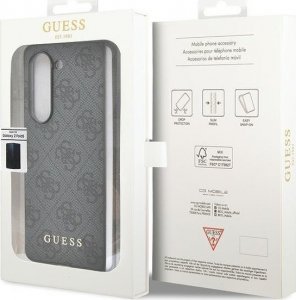 Guess GUHCZFD5GF4GGR F946 Z Fold5 szary/grey hardcase 4G Charms Collection 7