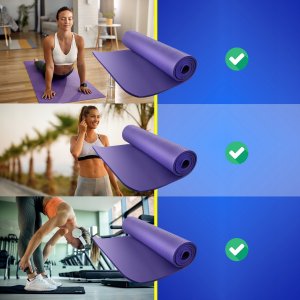 Fizyo ZESTAW MATA DO JOGI KARIMATA DO ĆWICZEŃ GIMNASTYCZNA KOMFORTOWA 2 szt. 5