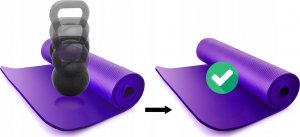Fizyo ZESTAW MATA DO JOGI KARIMATA DO ĆWICZEŃ GIMNASTYCZNA KOMFORTOWA 2 szt. 6