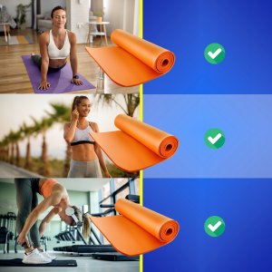 Fizyo ZESTAW MATA DO JOGI KARIMATA DO ĆWICZEŃ GIMNASTYCZNA KOMFORTOWA 2 szt. 15