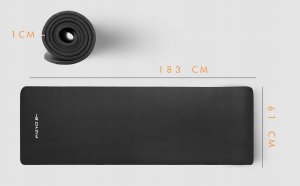 Fizyo ZESTAW MATA DO JOGI KARIMATA DO ĆWICZEŃ GIMNASTYCZNA KOMFORTOWA 2 szt. 4