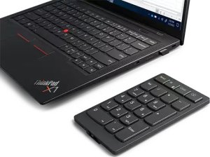 Klawiatura Lenovo Go Bezprzewodowa Numeryczna Uniwersalna Bluetooth/USB/RF Szary (GY41C33979) 4