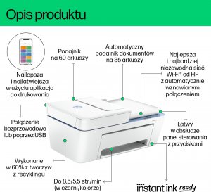 Urządzenie wielofunkcyjne HP DeskJet 4222e (60K29B) 12