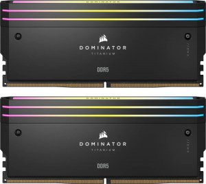 Pamięć Corsair Dominator Titanium RGB, DDR5, 48 GB, 7200MHz, CL36 (CMP48GX5M2X7200C36) 1