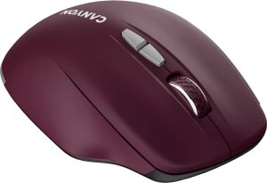 Mysz Canyon CANYON MW-21, 2.4 GHz Wireless mouse ,with 7 buttons, DPI 800/1200/1600, Battery: AAA*2pcs,Burgundy Red,72*117*41mm, 0.075kg 5