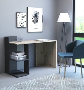 Biurko Vivaldi Meble PACO PC 01 BIURKO DĄB ARTISAN/ANTRACYT 1K 2