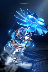 Podstawka chłodząca Mozos LS6-RGB 12