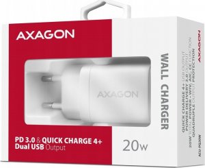 Ładowarka Axagon Ładowarka sieciowa ACU-PQ20W 20W QC3.0/AFC/FCP + PD type-C Biała 3