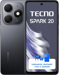 Smartfon Tecno  Spark 20 8/256GB Czarny  (KJ5n_256+8_GB) 1