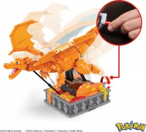 Mattel MEGA Pokemon Mechaniczny Charizard z ruchem HMW05 3
