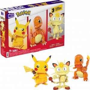 Mattel MEGA Pokemon „Buduj i eksponuj” Trio z Kanto HPF94 1
