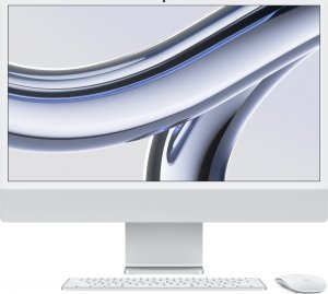 Komputer Apple Apple 24-inch iMac with Retina 4.5K display: Apple M3 chip with 8-core CPU and 10-core GPU (8GB/512GB SSD) - Silver 1