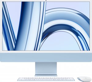 Komputer Apple Apple 24-inch iMac with Retina 4.5K display: Apple M3 chip with 8-core CPU and 8-core GPU (8GB/256GB SSD) - Blue 1