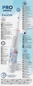 Szczoteczka Oral-B SZCZOTECZKA ELEKTRYCZNA FROZEN DLA DZIECI ORAL-B JUNIOR 11