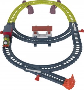 Fisher Price Tomek i Przyjaciele Tomek – Przejazd przez most Zestaw + Lokomotywa „Popchnij i jedź” HGY82 3