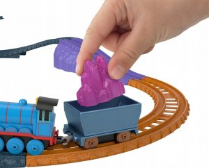 Fisher Price Tomek i Przyjaciele Gabryś w Starej Kopalni Zestaw + Lokomotywa „Popchnij i jedź” HHV81 3