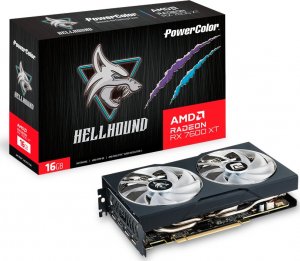 Karta graficzna Power Color Hellhound Radeon RX 7600 XT 16GB GDDR6 (RX 7600 XT 16G-L/OC) 1