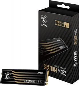 Dysk SSD MSI Spatium M482 2TB M.2 2280 PCI-E x4 Gen4 NVMe (S78-440Q730-P83) 5