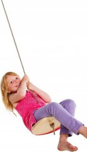 Huśtawka KBT Huśtawka dla dzieci drewniana okrągła monkey 2