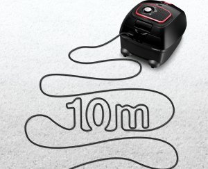 Odkurzacz Bosch Serija 4, Dulkių siurblys su maišeliu, ProPower, Juoda BGLS4POW2 6