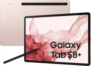 Tablet Samsung Galaxy Tab S8+ 12.4" 128 GB 5G Różowe (SM-X806BIDAEUE) 1